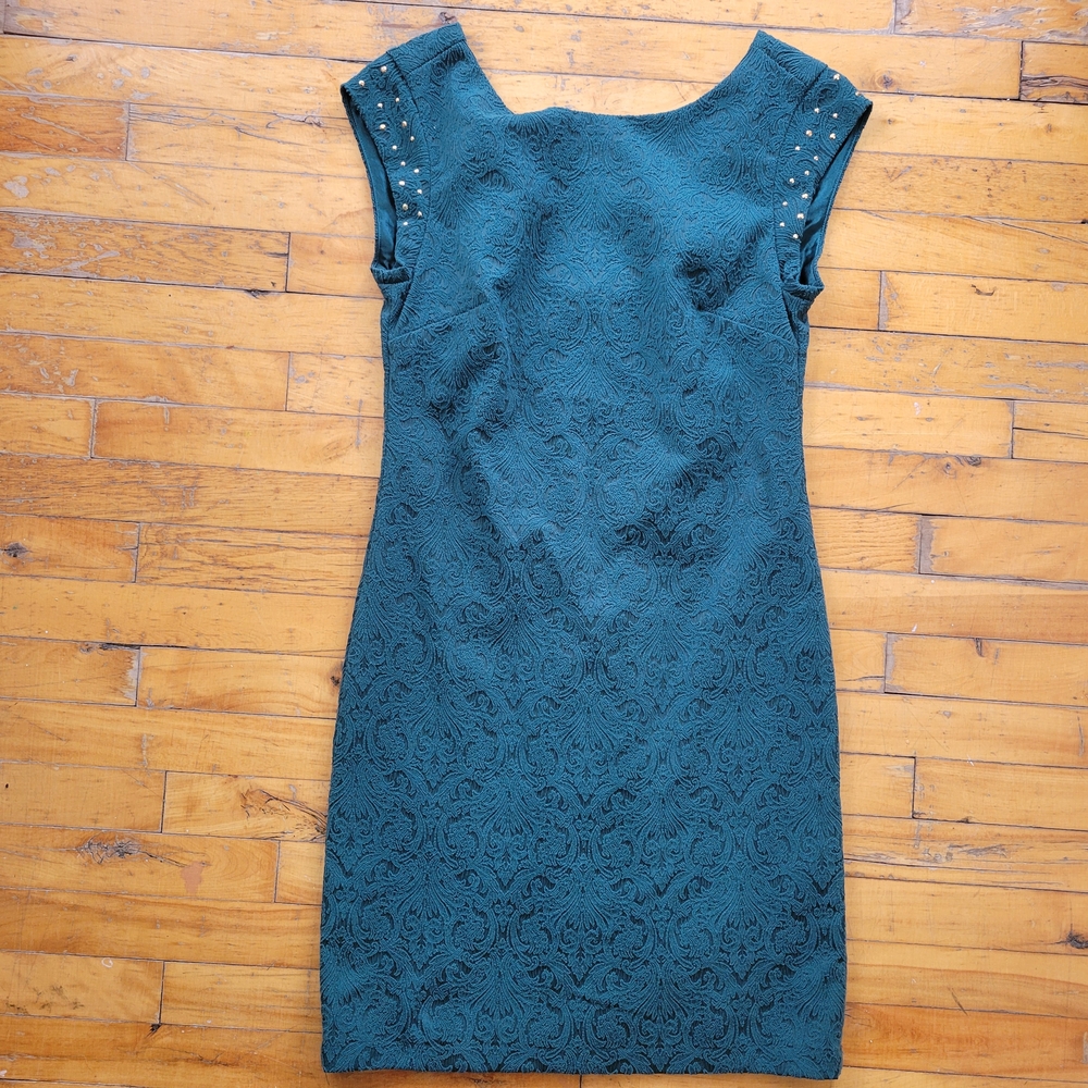 Smart Set Green Lace Mini Dress